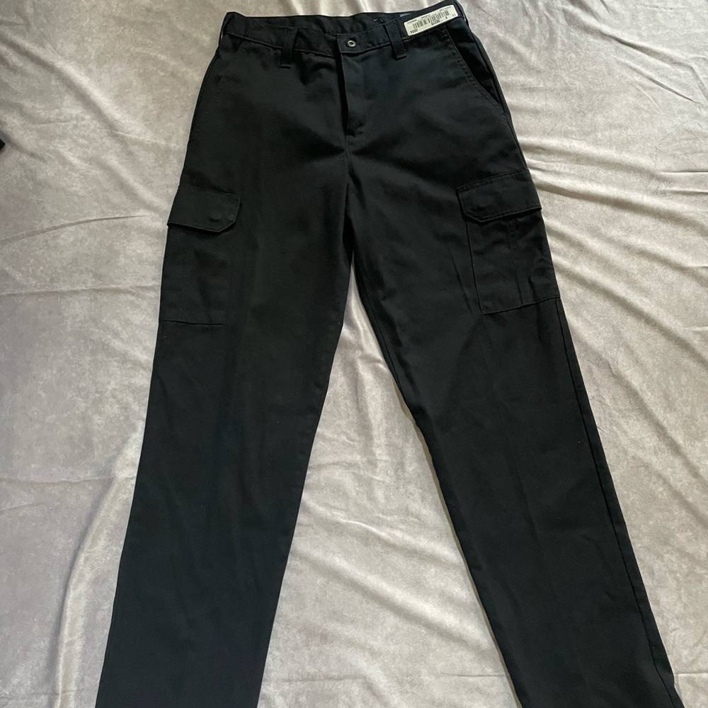 Classic Navy Blue Cargo Pants with Utilitarian Design